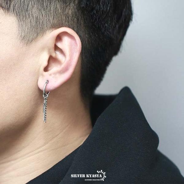 両耳 ピアス ダブルチェーン クロス フープピアス シルバー ステンレスピアス メンズ リングピアス 個性派ピアス Buyee Buyee 日本の通販商品 オークションの入札サポート 購入サポートサービス