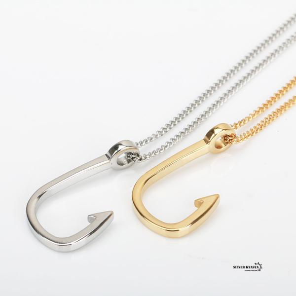ステンレス 釣り針ネックレス シルバー ゴールド フィッシュフックネックレス ペンダント ハワイアンネックレス メンズ Fish Hook Necklace Buyee Buyee Jasa Perwakilan Pembelian Barang Online Di Jepang