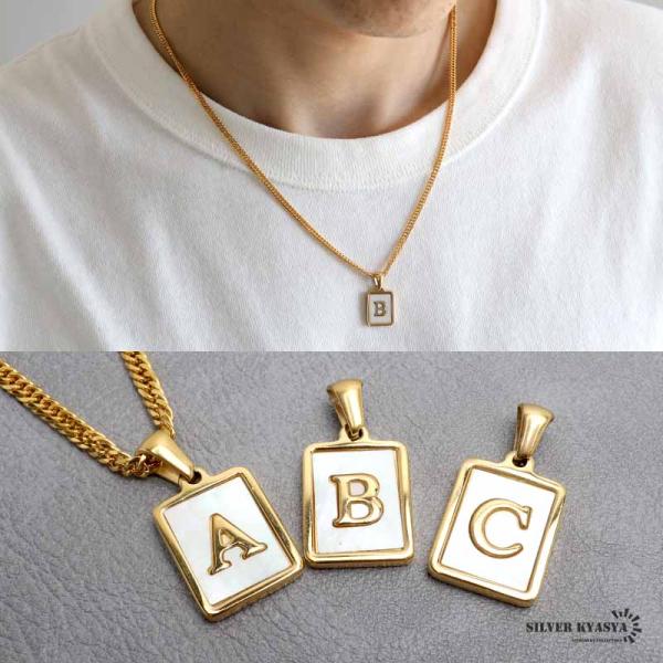 アルファベット ペンダント u イニシャルネックレス アルファベットネックレス ゴールド