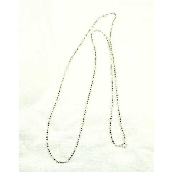 ボールチェーン ネックレス ロング シルバー925 72cm 2 2mm Nek A007 Y1305 Kyfactory 通販 Yahoo ショッピング