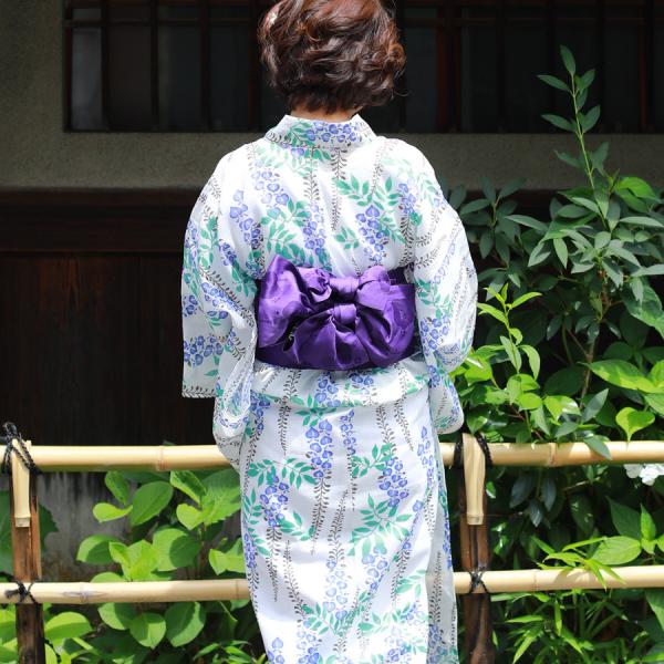 【未使用】高級浴衣 綿100% 手洗い可能 オフホワイト レディース 浴衣 単品 綿麻【33】麻混 高級 ゆかた 白系 オフ