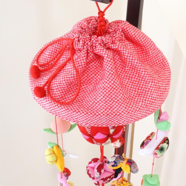 モチーフつるし飾り 咲〜SAKI〜 [S-751B] 5本7個つるし 台座