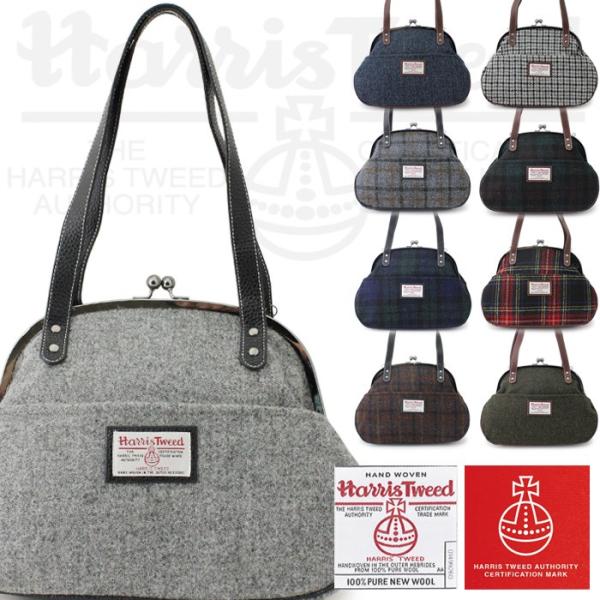 Harris Tweed チェック柄mutaハンドバッグ Harris Tweed チェック柄mutaハンドバッグ