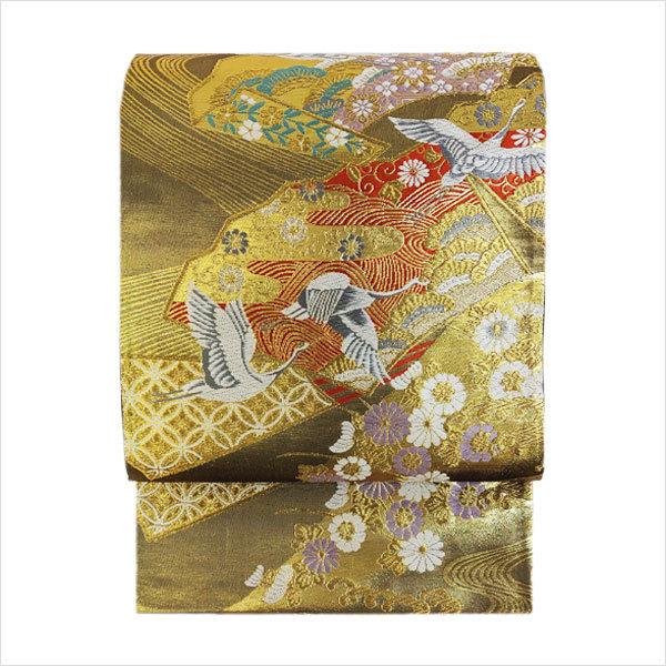 中古 袋帯 正絹 リユース 中古帯 古着 29 : 名古屋帯と半幅帯