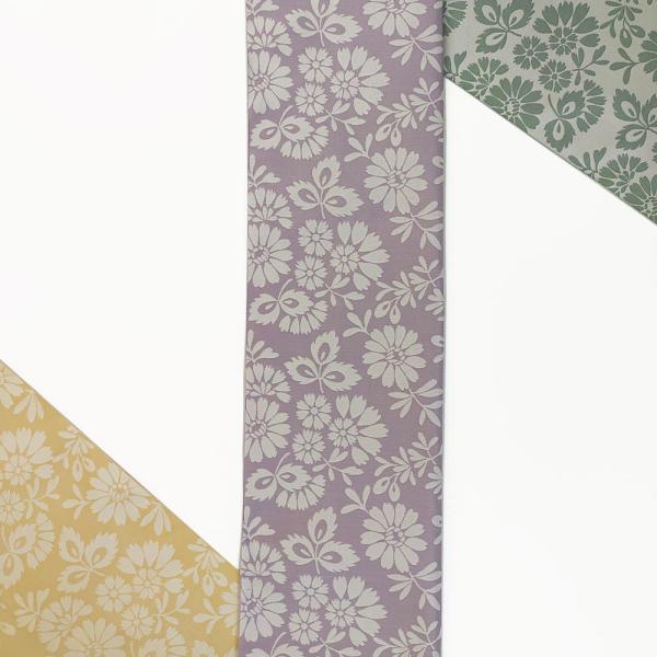 半幅帯 正絹 京玉響 西陣織 モダン小花柄〜フルーレット〜 : 名古屋帯