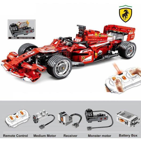ブロック互換 レゴ 互換品 レゴフェラーリF1フォーミュラ1 パワー 