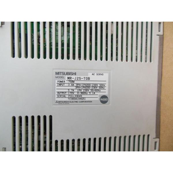 三菱電機 ~新品 送料無料 MITSUBISHI MR-J2S-70B ACサーボアンプ