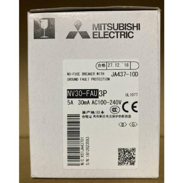 三菱電機 ~新品 送料無料 MITSUBISHI NV30-FAU 3P 5A 100-240V 三菱電機 ~新品 送料無料 MITSUBISHI NV30-FAU 3P 5A 100-240V