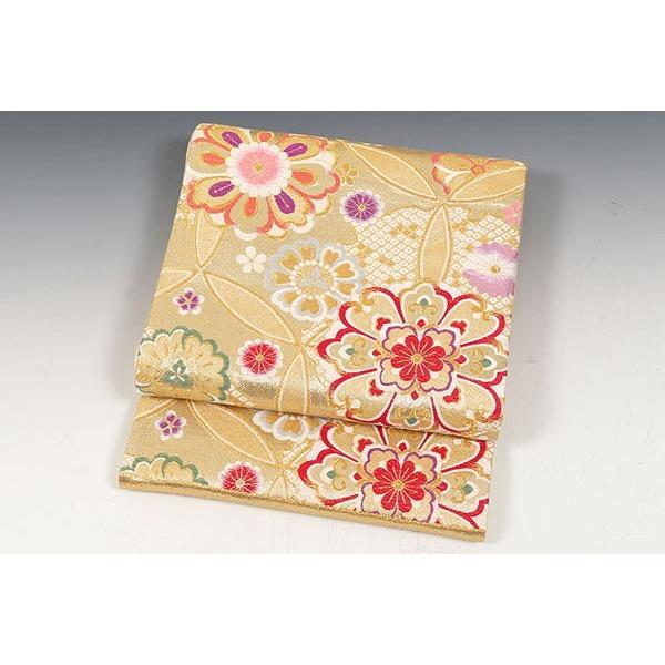 振袖用袋帯isc314 成人式振袖金地 ゴールド 花 七宝柄 振袖セット適応商品 Buyee 日本代购平台 产品购物网站大全 Buyee一站式代购bot Online
