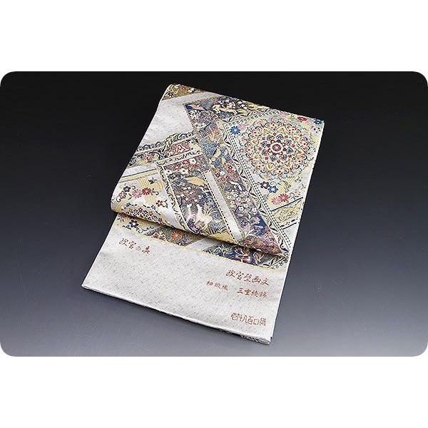 西陣正絹袋帯 壱阡八百織 欧宮の美・欧宮壁画文 期間限定セール  