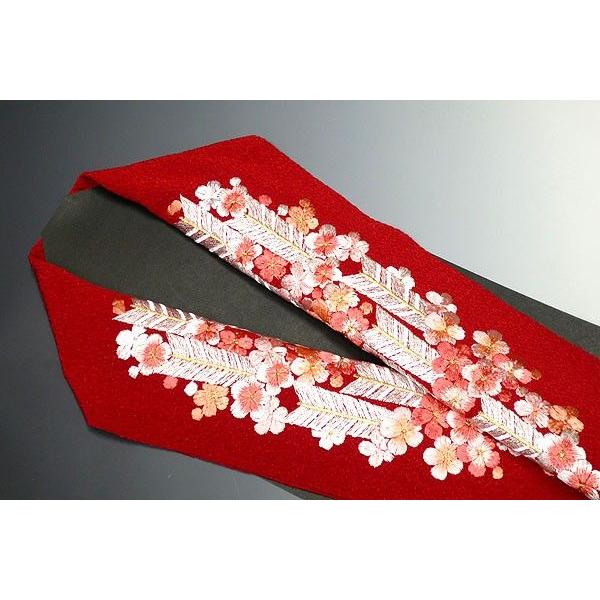 HE-C-K0030-T0024-0046/【在庫処分品】振袖襦袢用/刺繍半襟/mo2318-1