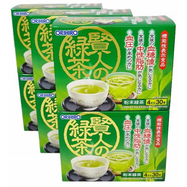 他サイト： オリヒロ 賢人の緑茶 30包×6箱セットの商品画像