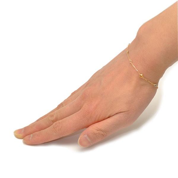 KYOCERA（京セラ） マルチカラーサファイア ブレスレット K18イエロー