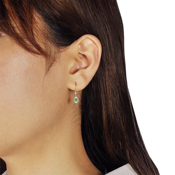 STAR JEWELRY K18 マルチカラーサファイアピアス（片耳用）を2個