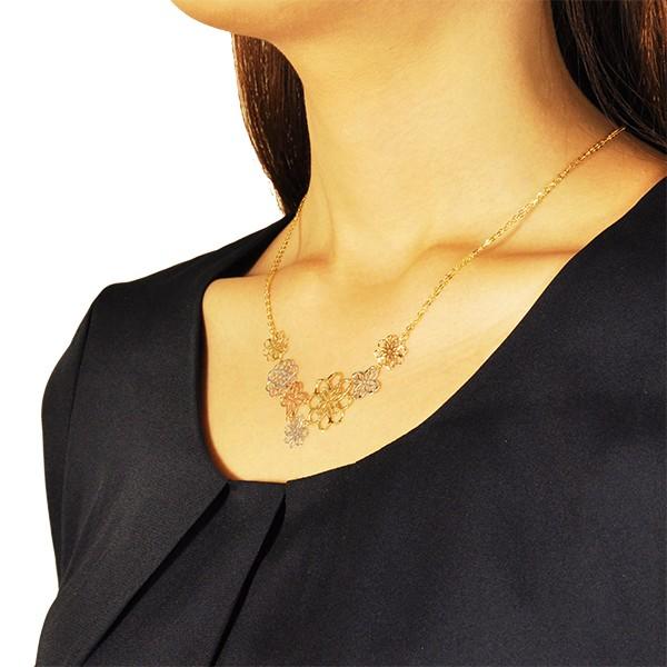 KYOCERA（京セラ） ネックレス K18イエローゴールド K18ホワイト