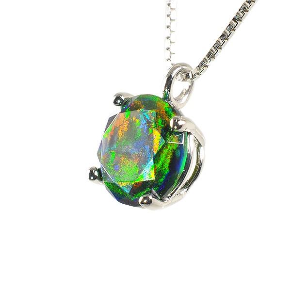 KYOCERA（京セラ） ブラックオパール ネックレス プラチナ 1カラット