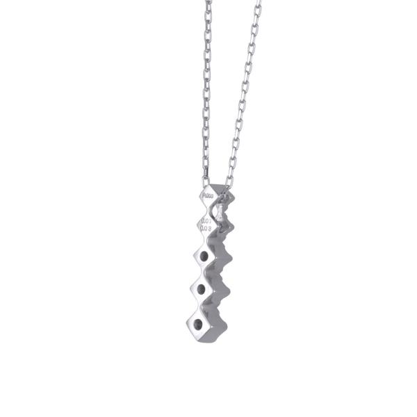 KYOCERA ブルートルマリン ネックレス プラチナ ネオンブルー 3