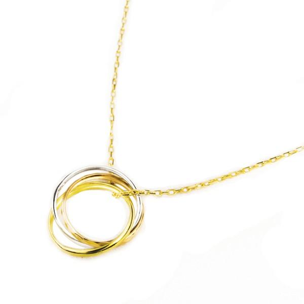 KYOCERA（京セラ） ネックレス K18イエローゴールド K18ピンクゴールド