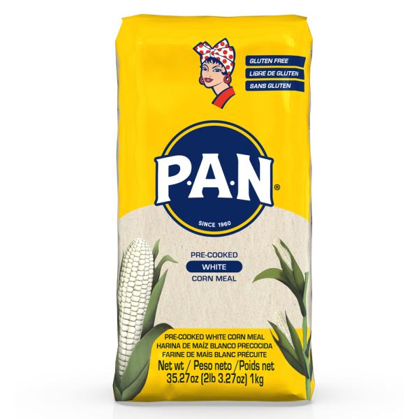 Harina P.A.N 白とうもろこしの粉(アレパ用) 1kg Harina de Maiz Blanco Precocida 保存食　パン 非常食 保存食 長期保存