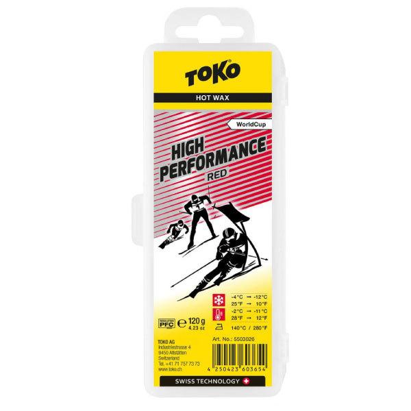 TOKO トコ High Performance 固形 ワックス レッド 120g レーシング用 