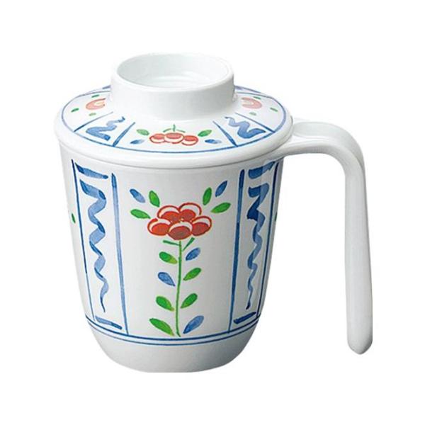 メラミン ユニカップ (身)※ふた廃盤 まどり花  C19MH(111×81×H83mm 250cc)国際化工（マルケイ）
