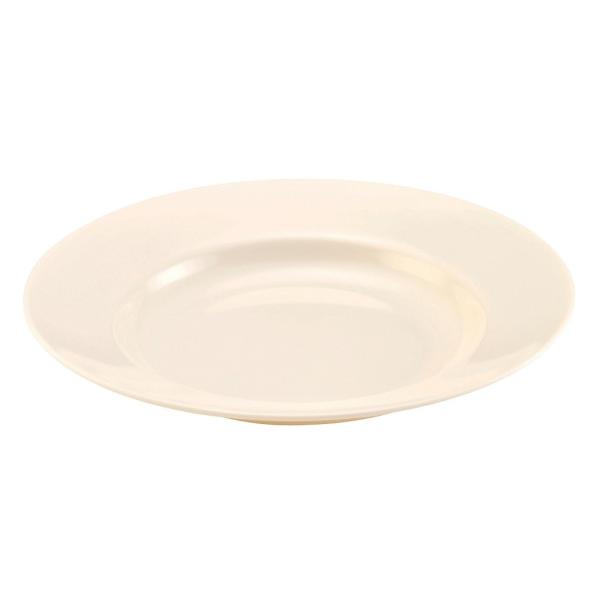 メラミン ラーメン丼受皿(スープ皿9吋) クリーム(230×H37mm