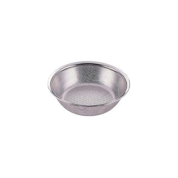 料理道具 ボール ステンレス UK18-8浅型パンチボール 18cm (1-0266