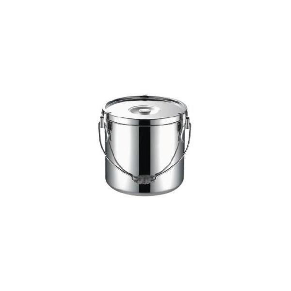 IH対応 19-0クロムステンレス給食缶(汁食缶)3.1L・16cm(1-0191 IH対応 19-0クロムステンレス給食缶(汁食缶)3.1L・16cm(1-0191