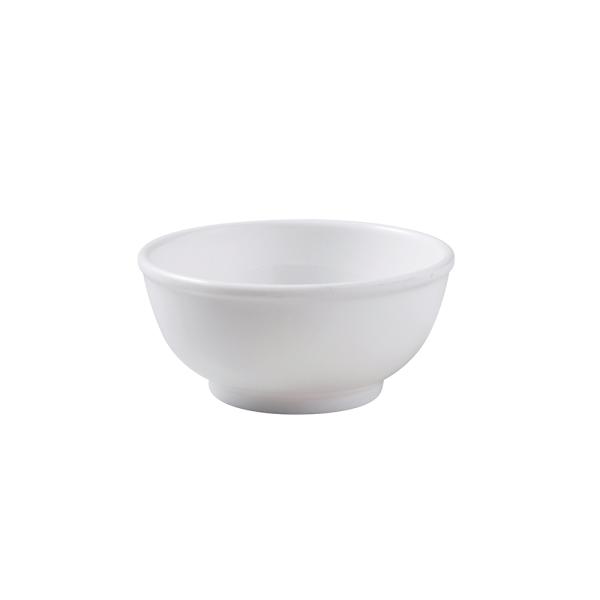 メラミン φ11.0雅渕太スープボウル  白グロス(φ111×H51mm・290cc) 福井クラフト[ML1-60-11] 丈夫なプラスチック　業務用メラミン製食器