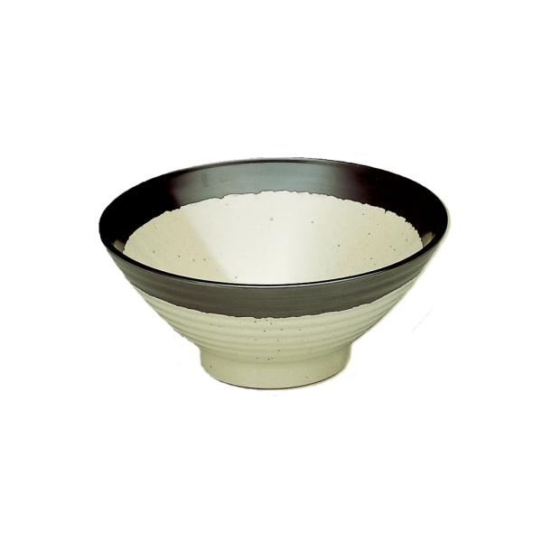 10点セット】メラミン そば丼 信楽(φ174×H75mm・750ml)[MM-100] 関東