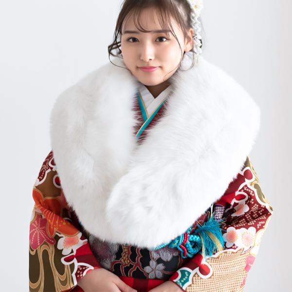 たしろ屋 楽市きもの館 シャドーフォックス SAGA FURS 振袖 ショール