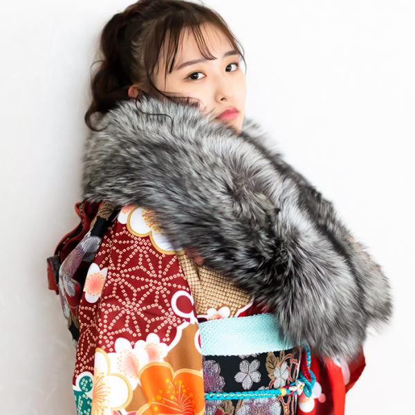 シルバーフォックス 黒 16 成人式 ショール フォックス 振袖 着物 和装 ファー 女性 レディース Saga Fox フォックスファー Buyee 日本代购平台 产品购物网站大全 Buyee一站式代购 Bot Online