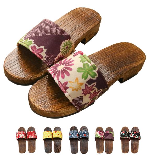 本格的な焼桐台のかわいいサンダルです。浴衣はもちろん、ジーンズなどに合わせて普段履きとして。ベランダや玄関履きとして。旅館浴衣に合わせたり、お運びさんのコスチュームの一つとして。いろんな用途にご使用いただけます。〈サイズ〉フリーサイズ（24...