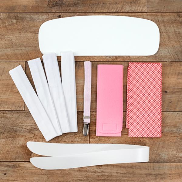 卒業式などの袴姿の着付けに特化した着付け小物9点セットです。要らない小物を極力省いた、本当に必要な着付けグッズをお安くご用意致しました。◆伊達締め　×１ ※色柄についてはお任せです。あらかじめご了承ください◆腰紐　×４ ※色についてはお任せ...