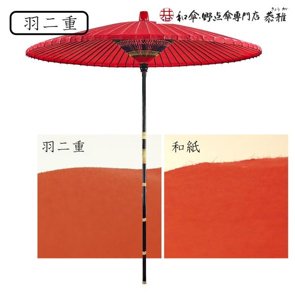 和傘 野点傘大 3．5尺 羽二重 スタンドは別売 : 和傘・野点傘専門店
