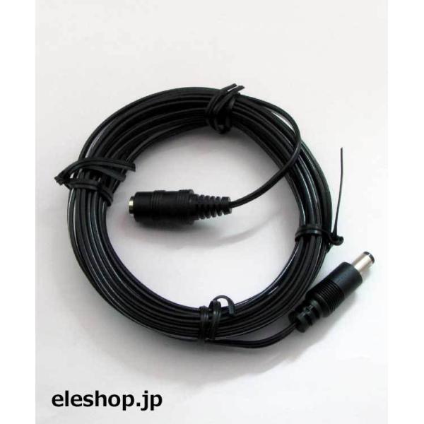 シリコンハウスオリジナルのDC電源延長ケーブル。長さは5m。お勧めです！