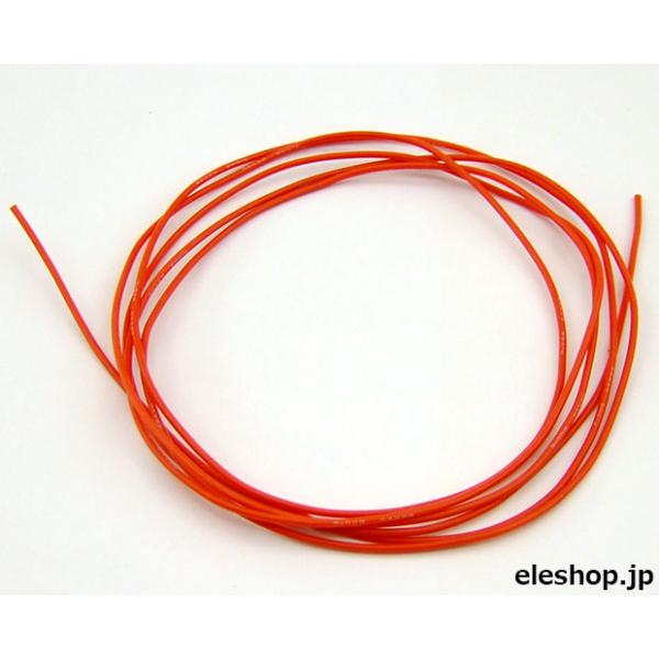 SI-AWG22-2M-RD シリコンワイヤーより線 L-2m AWG22 (赤)