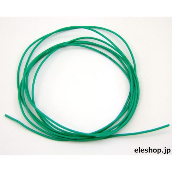 SI-AWG22-2M-GR シリコンワイヤーより線 L-2m AWG22 (緑)
