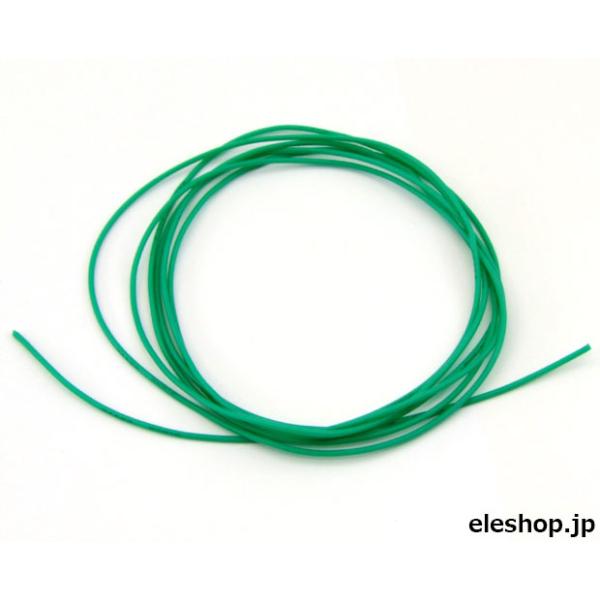 SI-AWG24-2M-GR シリコンワイヤーより線 L-2m AWG24 (緑)