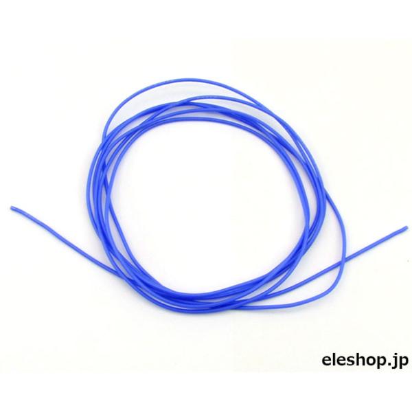 SI-AWG24-2M-BL シリコンワイヤーより線 L-2m AWG24 (青)