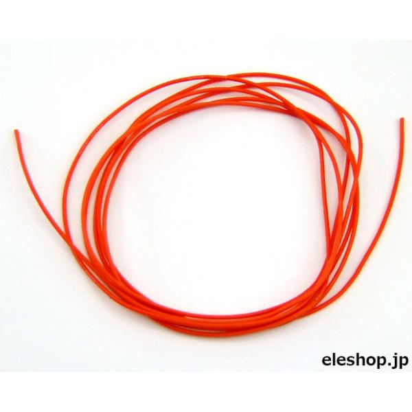 SI-AWG26-2M-RD シリコンワイヤーより線 L-2m AWG26 (赤)