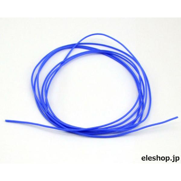 SI-AWG26-2M-BL シリコンワイヤーより線 L-2m AWG26 (青)