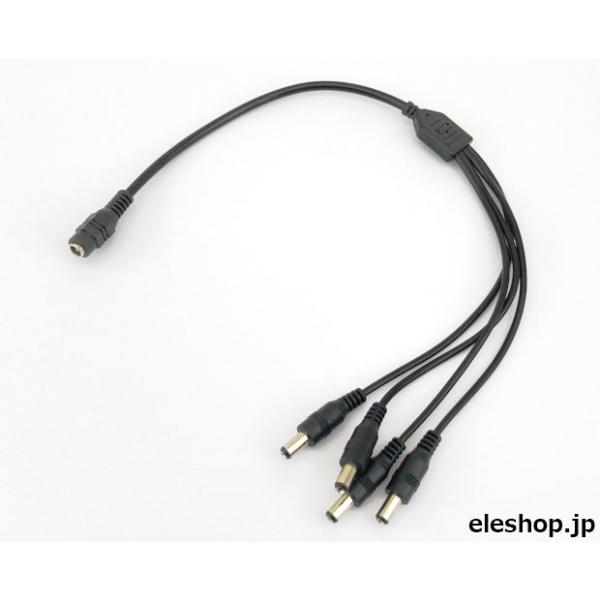 CABDC-2.1-4 φ2.1 DC4分配ケーブル