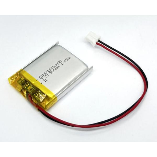 DTP652533(PHR) リチウムイオンポリマー電池 3.7V 500mAh