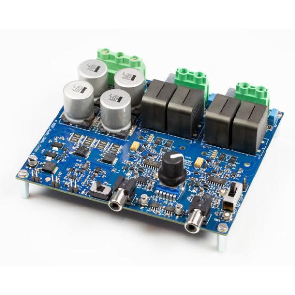 REFAUDIOGANC1200WTOBO1 Infineon CoolGaN搭載クラスDオーディオ評価ボード 最大出力1200W