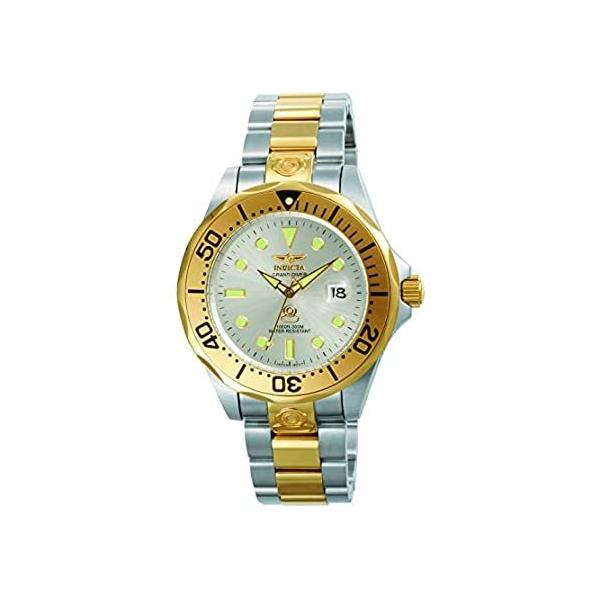 �r���v Invicta Men's Pro Diver Steel and Gold Tone Stainless Steel Automatic Watch