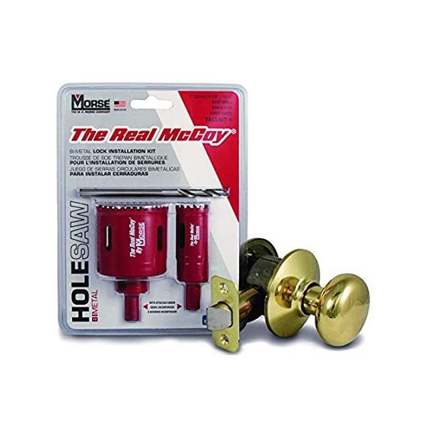 MK Morse TACLKIT1 Real McCoy Bi-Metal Hole Saw Lock Installation Kit