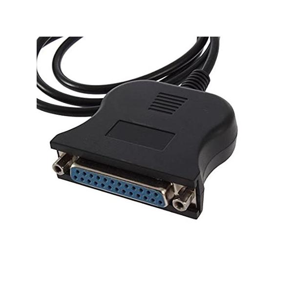 Link Depot USB-DB25 USB 2.0 to Db25 Female Parallel Printer Cable sAi