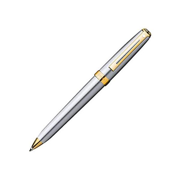 Sheaffer Prelude Mechanical Pencil Brushed Chrome: Gold Trim V[vy (sAi)