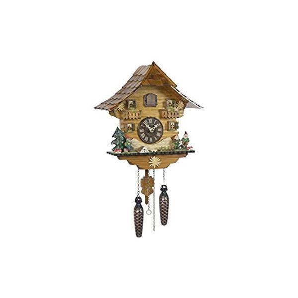 Trenkle Quartz Cuckoo Clock Black Forest House TU 430 Q